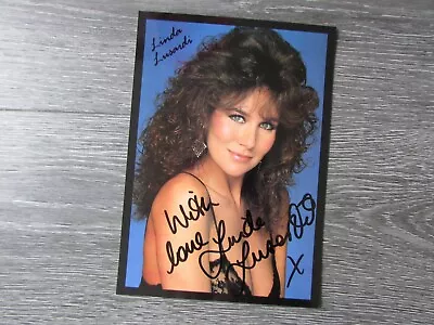 Linda Lusardi Model & TV Actress Original Hand Signed Promotional Photo • £14.99