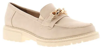 £49 • Buy Jana Womens Flat Shoes Jubalee Slip On Beige UK Size