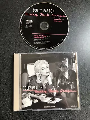 DOLLY PARTON Honky Tonk Songs / Paradise Road USA CD SINGLE 1998 • $12.99