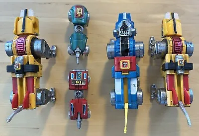 1981 Bandai Voltron Diecast Yellow Blue Red Green Lion Action Figures Lot • $75