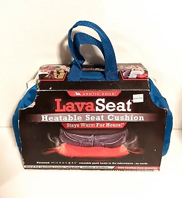 Arctic Zone Lava Seat Heatable Seat Cushion  Stays Warm Up To 6 Hours  Blue • £16.40