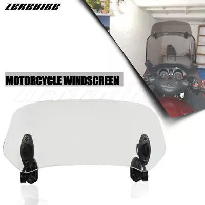 Windscreen Windshield For KAWASAKI Z650 Z750 Z800 Z900 Z1000 Z1000SX NINJA 1000 • £33.59