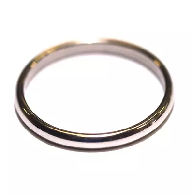 Platinum Ladies Wedding Band Ring 2.3g Estate Vintage Antique Rare Size 5.5 2mm • $164.99