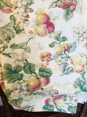 Wilton Court Fruit Tablecloth Farm Style Cotton 60” X 104” Rectangle Vintage • $28