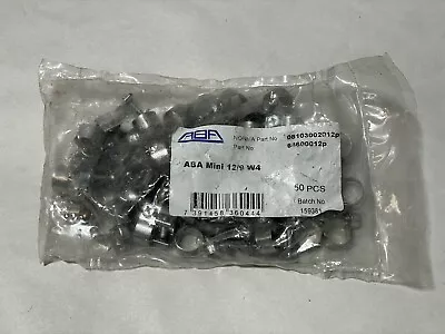 ABA NORMA Stainless Steel Mini Hose Clamps 12/9 W4 (Pack Of 50) • $54.99