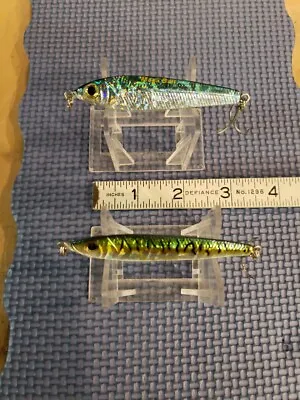2 Mega Bait Weighted Metal Fishing Lures 3  • $4