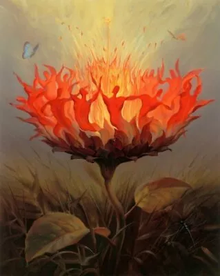 Vladimir Kush Fiery Dance Unframed - Cert Of Auth Provided • $1590