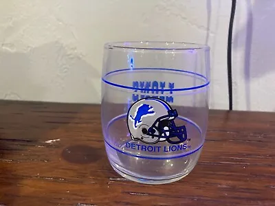 Vintage NFL Detroit Lions Tumbler Glass • $6