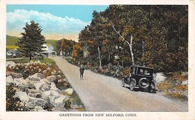 NEW MILFORD CT ~ COUNTRY ROAD MAN & CAR TICHNOR PUB ~ Used 1931 • $9.49