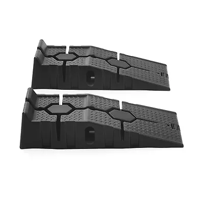 2x Rubber Loading Ramp 2.5T Max Loading For Lawn Mower Quad Trailer Van Car Auto • £69.95
