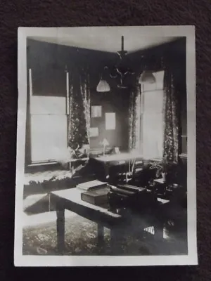 1920's HOME OFFICE WITH TYPEWRITER ON TABLE Vintage PHOTO • $5.99