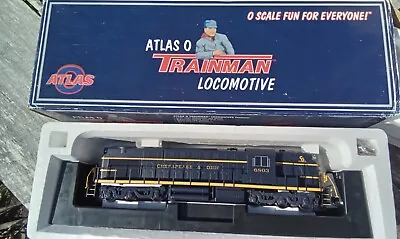 Atlas O Scale Gauge Diesel Locomotive Engine Chesapeake & Ohio 6803 Trainman • $162.50