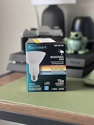 EcoSmart PAR30 Adjustable Beam Flood LED Light Bulb 75W Equivalent 1006 306 403 • $13.95