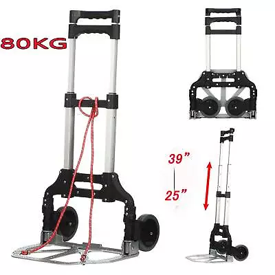 £25.99 • Buy 80KG Heavy Duty Lightweight Folding Hand Sack Trolley Truck Barrow Cart Wheel 