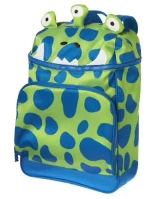 Gymboree Green 3 Eyed Monster Backpack Nwt • $9