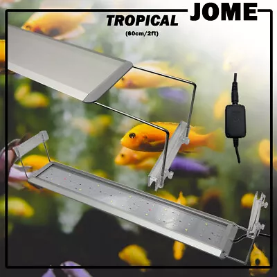  Aquarium LED Light Tropical Full Spectrum Fish Tank Aquarium Lighting 2ft 60cm • $69.99