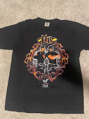 The Hardy Boyz Shirt 1998 Size Large Matt Hardy Jeff Hardy WWE WWF WCW ECW • $55