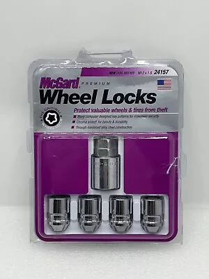 McGard Chrome M12x1.5 Bulge Acorn Cone Seat Lug Nuts 24157 • $27.99