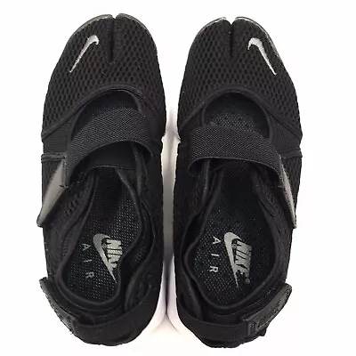 £88.47 • Buy Nike Air Rift BR Breathe Split Toe Black White 848386 001 Women’s Size 6