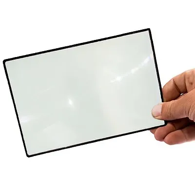 A5 BOOK PAGE MAGNIFIER APPROX. 4 TIMES MAGNIFICATION Unbreakable PVC • £5.99