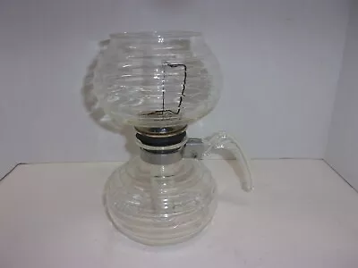 Vintage Unbranded (Mckee) Bee Hive Vacuum Glass Coffee Pot 10 1/2  Tall X 8 1/4  • $139.09