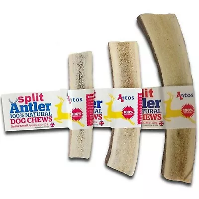 £14.99 • Buy SPLIT ANTLER Small, Medium, Large Or XL Nova Long Lasting Dog Pet Chew Stag Bar