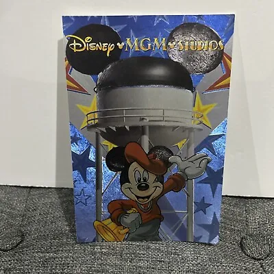 VTG Disney MGM Studios Holographic Water Tower Director Mickey Post Card Unused • $12.50