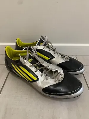 Adidasd F50 Adizero SG Syn V21453 Black Mens Soccer Boots Football Size US 12 • $130
