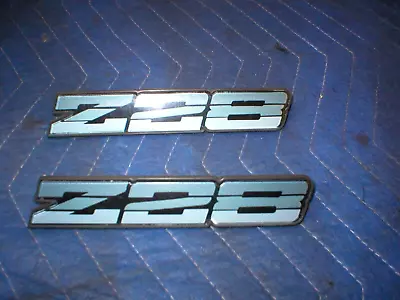 1982-1992 Camaro Z28 Rocker Panel Emblem Set GM OEM BLACK/BLUE/GREY/ 3 TONE • $74.95