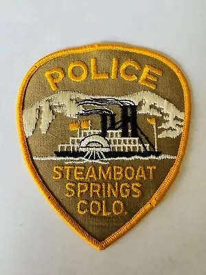 Steamboat Springs Colorado Police Patch FREE SHIPPING • $4.99