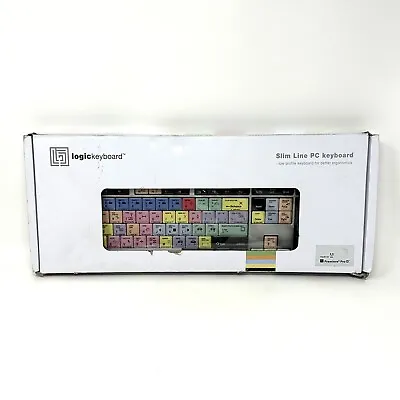 LogicKeyboard Avid Media Composer PC Slim Line Keyboard US English QWERTY Silver • $59.99