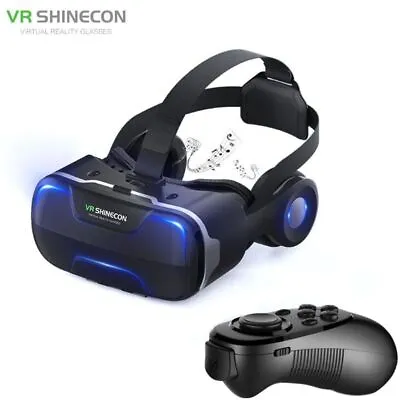 Virtual Reality Headset Box Glasses For Android Movie With Remote & 3D Effect • $64.99