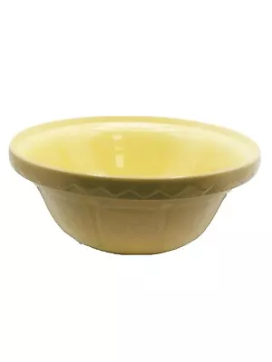 Vintage Mason & Cash Cane Earthenware Mixing Bowl Yellow #9. England. 1990-2000. • $135.99