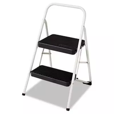 Cosco 11-135CLGG1 Two-Step All Steel Folding Step Stool 220-lb. 17 .38w X 18d... • $56.58