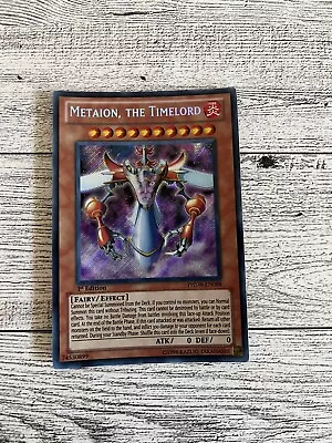 Metaion The Timelord PHSW-EN098 NM 1st Edition Secret Yugioh • $5.95