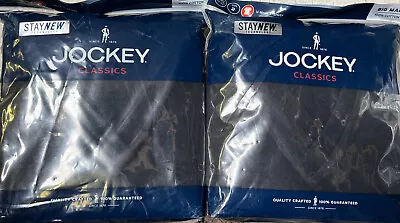 New In Package 4 Black V-neck Tees By Jockey Size 5xl • $18.99