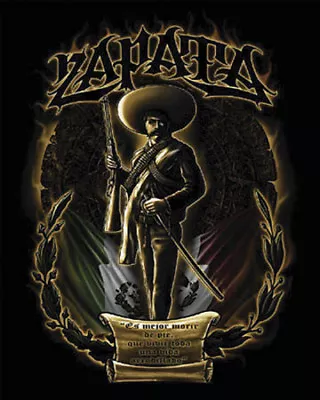 Emiliano Zapata  Es Mejor Morir De Pie  Latino Mexican Revolution Hero Poster • $17.99