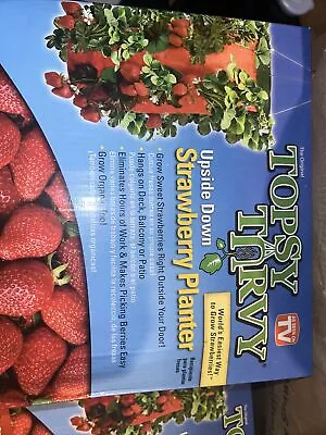 Topsy Turvy~Upside Down Strawberry Planter~15 Quarts Vertical Garden Hanging • $5