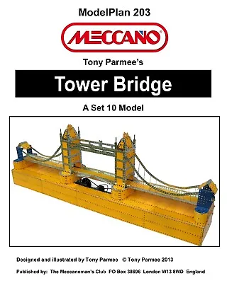 Meccano Model Plan - Tower Bridge • £5.90