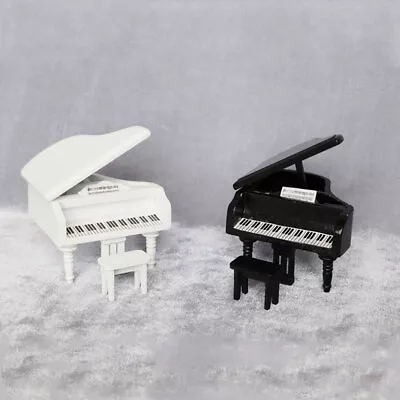 1/12 Scale Dollhouse Miniature Furniture Mini Grand Piano Doll House Accessorie • $11.49