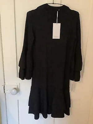 Michelle Keegan Black Knee Length Dress Size 10 NWT • £10