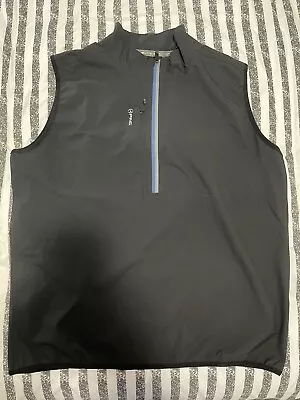 Ping Golf Short Sleeve Zip Rain Jacket Black New Men's Large • $89