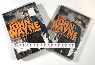 $16.95 • Buy ICONIC John Wayne 6-Movie Collection 💥 DVD + Slipcover 💥 NEW
