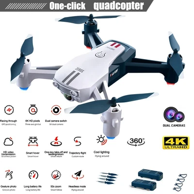 $79 • Buy 4DRC V15 Drone With Camera For Adults 1080P HD FPV Foldable Drones With Auto