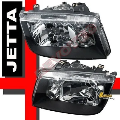 1999-2005 VW Jetta IV MK4 OE Style Black Headlights Lamps W/ Fog RH & LH • $129.95
