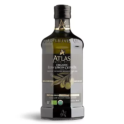 Atlas Organic Cold Pressed Moroccan Extra Virgin Olive Oil Polyphenol Rich • $23.79