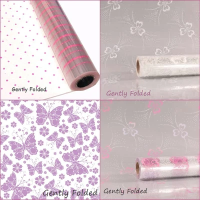 £0.99 • Buy Cellophane Gift Wrap HAMPER  FLOWER BOX BIRTHDAY BOUQUET WRAPPING WEDDING CRAFTS