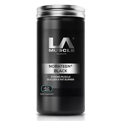 LA MUSCLE Norateen® Black - STRONG Muscle Builder & Fat Burner - 1 Week Supply • $49.99