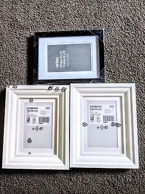 3x Frames - IKEA EDSBRUK Picture Frame 13x18cm Plus Anko Frame 6 X 8 • $15