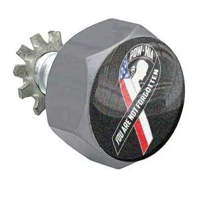 Grey Hex  Billet Air Cleaner Cover Bolt For Harley - USA Flag Pow Mia Ribbon • $7.87